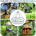 thumbnail image 4 of 24 Inch Large Bird Food Catcher Tray for Hanging Bird Feeder Platform with Adjustable Hoop for Outdoor Use, 4 of 7