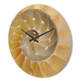 thumbnail image 3 of Designart 'Isolated Nautilus Sea Shell' Modern Wood Wall Clock, 3 of 5