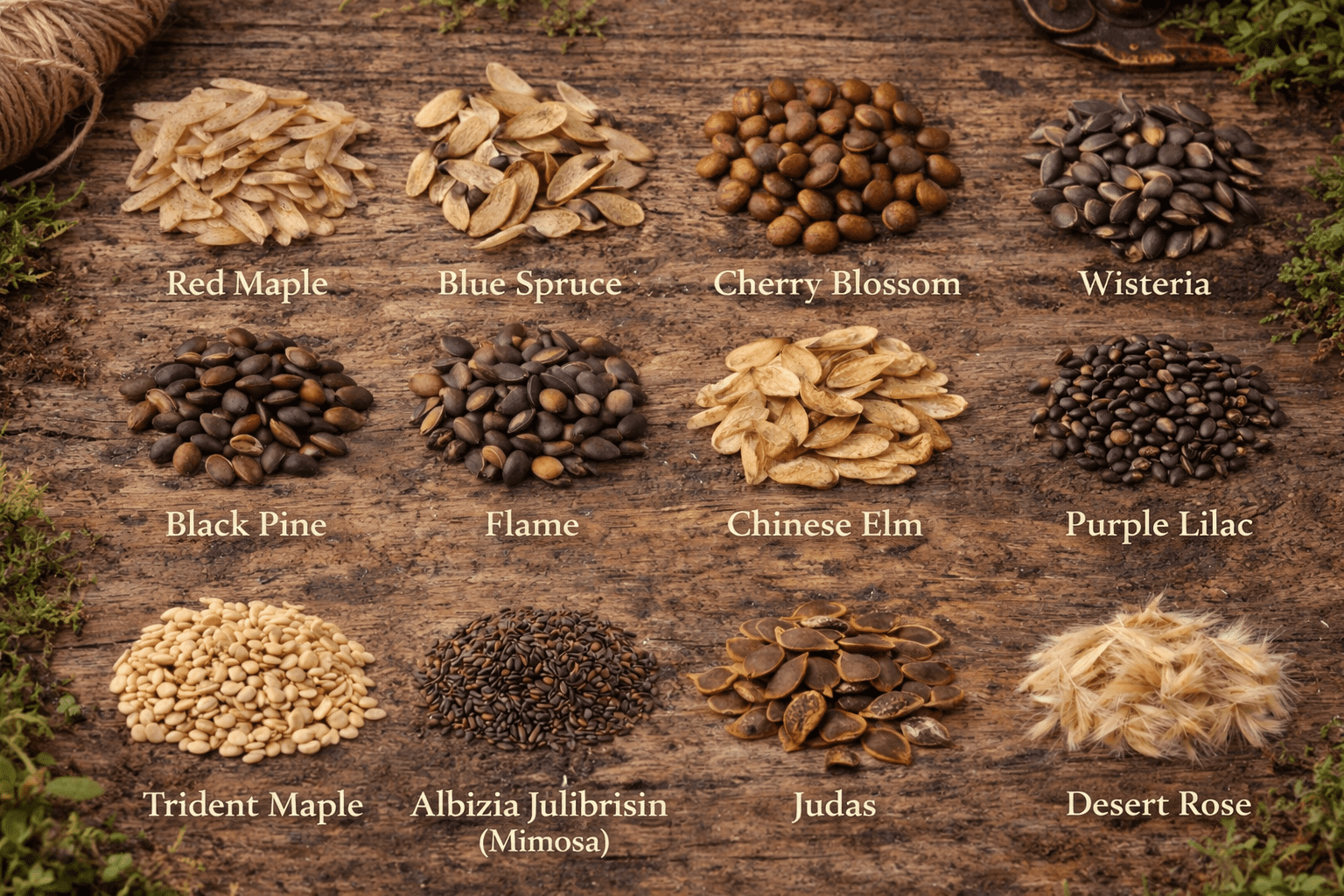 Bonsai Tree Seeds for Planting - Pick from 3 Kits or Get Them All (Kit 4 - All 18 Types)