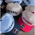 thumbnail image 2 of GAMEDAY Hat, Vintage Style Baseball Cap with Embroidered Lettering, Adjustable Snapback Hat for Sports Fans and Casual Outfits, Perfect Accessory for Game Day, Outdoor Activities, Travel, 2 of 5