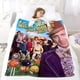 thumbnail image 5 of Willy Wonka anti-pilling, suave, ligera, esponjosa y acogedora de lujo para hogar y cocina – Perfecta para niños y adultos, 100 x 150 cm, 5 of 6