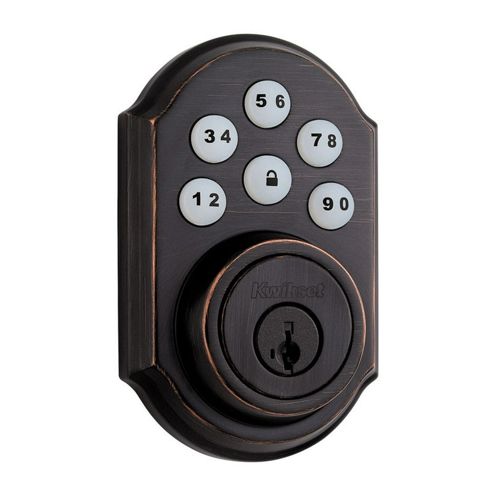 Kwikset 909 SmartCode Traditional Electronic Deadbolt featuring