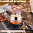 thumbnail image 3 of E-far Poêle à Sauce 2 Pintes avec Couvercle, Acier Inoxydable Tri-Couche Petite Casserole avec Bec Verseur, Poêle à Induction Polyvalente & Poignée Qui Reste Froide, Compatible avec Toutes les Plaques de Cuisson, Lavable au Lave-Vaisselle, 3 of 8