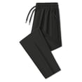 thumbnail image 2 of DHFJKG Womens Athletic Pants Lightweight Outdoor Hiking Stretchy Straight Leg Loose Fit Pants With Zipper Pockets Travel Outfits Drawstring Elastic Waist Soft Trousers, 2 of 5