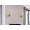 thumbnail image 6 of Elegant Lighting Noemi 1-Light Metal Adjustable LED Wall Sconce in Black/Clear, 6 of 7