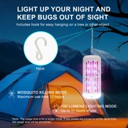 Aspectek Indoor Bug Zapper with LED Light, Bluetooth Speaker, 1-Pack