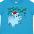 thumbnail image 4 of Inktastic I Want a Hippopotamus for Christmas Hippo in Santa Hat Boys or Girls Toddler T-Shirt, 4 of 5