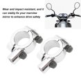 thumbnail image 3 of Motorcycle Handlebar Mirror Mount, 2 Pcs Motorcycle Handlebar Mirror Mount Rearview Mirror 22mm Thread Holder Clamp Adaptor for Motorcycles ATV Scooter, 3 of 7