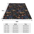 thumbnail image 3 of Pofeuu fall fox deer bird Print Ultra-Soft Micro Fleece Blanket,for Bed Or Sofa,All Season Throw Blankets Flannel Blanket-50"x40", 3 of 7