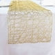 Efavormart 16" X 72" Gold Wire Nest Table Runner, Metallic String Woven ...