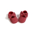 thumbnail image 4 of Newborn Baby Girl Anti-Slip Casual Walking Shoes Cute Bow Sneakers Soft Soled First Walkers 0-18M, 4 of 5