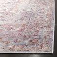 thumbnail image 4 of SAFAVIEH Valencia Autumn Distressed Oriental Polyester Area Rug, Ivory/Red, 8' x 10', 4 of 6