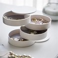 thumbnail image 2 of Jewelry Storage Box 4-layer Rotatable Jewelry Accessory Storage Tray With Lid, 2 of 2