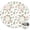 Pioneer Flower Floral, variant on Pioneer Flower Floral Print Pattern Round Fitted Tablecloth with Elastic Edge, Waterproof Dining Table Cover for Indoor Outdoor Camping and Daily Use