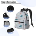 thumbnail image 5 of Picia Turtles And Shells Large Capacity Backpack Classic Style Backpack Casual Backpack Water-Resistant School Work Travel Outdoor Backpack, 5 of 8