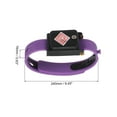 thumbnail image 2 of Correa de muñeca antiestática, pulsera de silicona ESD ajustable, sin cable, para reparación de electrónica, negra, morada, 2 of 5