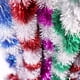 thumbnail image 4 of Guirnalda de oropel dorado y plateado de 2,3 m y 5 cm para decoraciones de árboles de Navidad, suministros para fiestas de cumpleaños, bodas, fiestas navideñas, decoración del hogar, 4 of 5