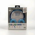 thumbnail image 2 of YANI- Altec Lansing Kid Safe 2-In-1 Bluetooth Wireless Headphones - Hero Blue, 2 of 4