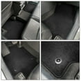 thumbnail image 3 of Ikon Motorsports Compatible with 19-24 Toyota RAV4 Nylon Car Floor Mats Carpet Front & Rear 4PC Set - Black, 3 of 5