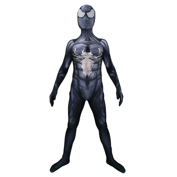 Disfraz de superhéroe de Halloween para adultos y niños, mono completo de Venom, Symbiote, Spiderman, Zentai, segunda piel, mono de fiesta para hombres Fivean unisex