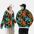 thumbnail image 5 of Picia Palm Trees Women's Men's UPF 50+ Sun Protection Hoodie Shirt Long Sleeve SPF Fishing Outdoor UV Hiking Lightweight Shirts-Large, 5 of 9