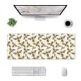 thumbnail image 3 of Disketp Gaming Mouse Pad Flying Bees1 Pattern Large Mouse Mat Long Extended Desk Pad Non-Slip Rubber Mice Pads Stitched Edges Thin Pad (11.8x31.5 Inch), 3 of 8