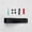 Black -VALORANT, variant on Premium Leather Keycap Accent Strip, Handcrafted Detachable Ribbon for WOOTING & Custom Keyboards, Luxury Mod