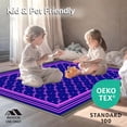 thumbnail image 4 of ODIKA 2'x3' Machine Washable Non-Slip Area Rug, Lattice Interlocking Decorative Jewel High Traffic Rug, Pink, 601357, 4 of 5