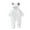 White, variant on Newborn Unisex Baby Fleece Hoodie Jumpsuit Romper Cartoon Plush Snowsuit Playsuit Infant Winter Christmas Warm Footie Romper