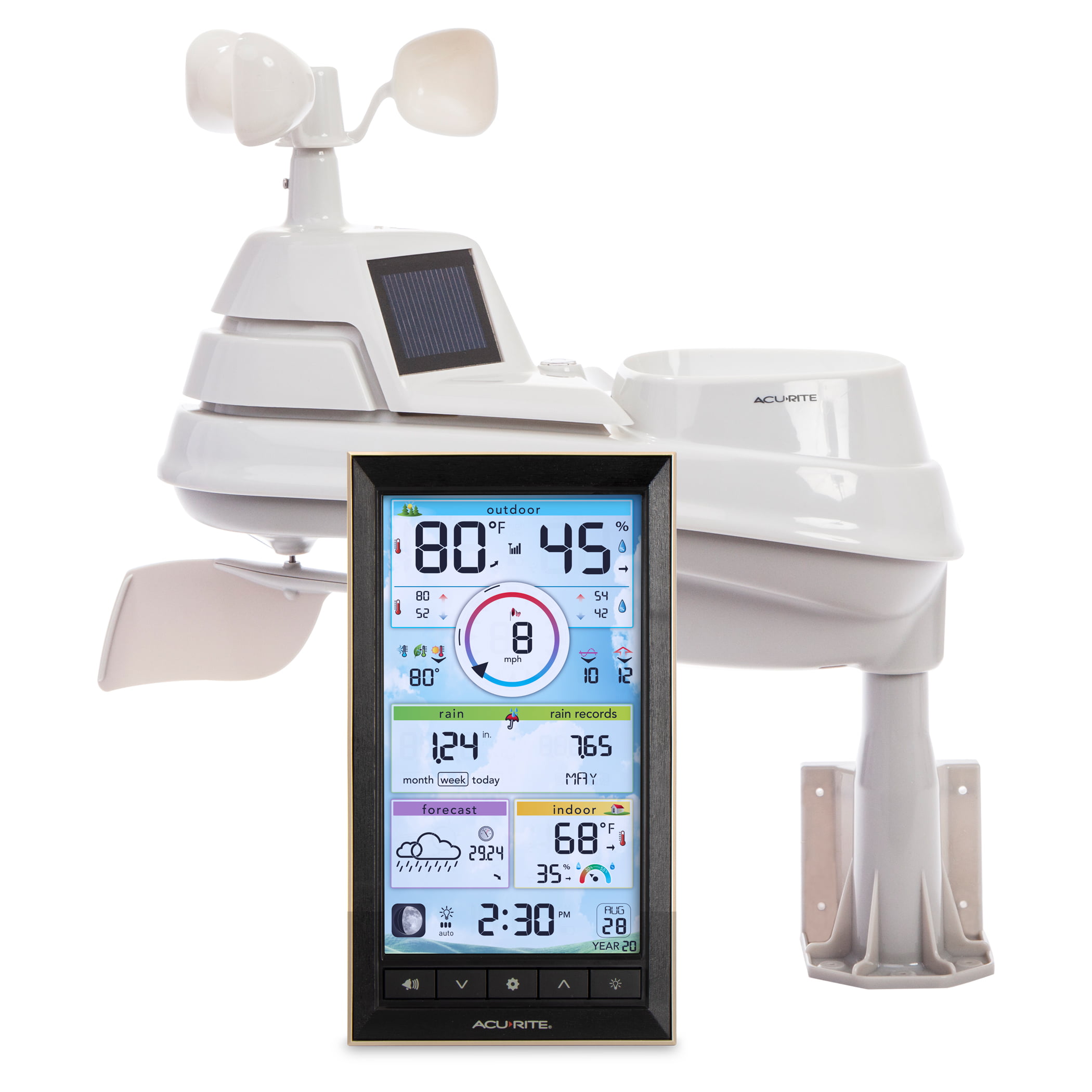 AcuRite 01539 Weather Station with PRO+ 5-in-1 Wireless Sensor: Wind