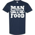 thumbnail image 3 of Inktastic Man Vs Food T-Shirt, 3 of 5