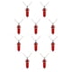 thumbnail image 1 of Jumpingount Abalorio de columna hexagonal para mujer, fabricación de joyas, colgantes colgantes hechos a mano, abalorios de cristal coloridos, decoraciones, Rojo oscuro 10piezas Jumpingount CBP468263, 1 of 4