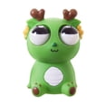 thumbnail image 2 of Juguete de animales Baoblaze con ojos elevados juguete de dragón sensorial suave Verde, 2 of 8