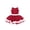 Red, variant on iiniim Girls Christmas Dance Dress Santa Tutu Dress Sequin Skirted Leotard Ballet Figure Ice Skating Dancewear Red 4