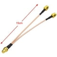 thumbnail image 3 of Eightwood RP-SMA Female Bulkhead Mount to Dual RP-SMA Male WiFi Antenna Adapter Splitter RG316 Cable 15cm for WiFi Router Hotspot Wireless Mini PCI Express PCIE Network Card, 3 of 7