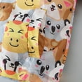 thumbnail image 6 of Shldybc Little Baby Girls Kids Outfits Spring Autumn Cartoon Print Pattern Hooded Windbreaker Jacket Casual Outerwear Coat, Baby Coat on Clearance( 3-4 Years, Multicolor ), 6 of 9