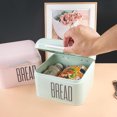 thumbnail image 3 of CAROOTU Durable Metal Bread Box Kitchen Bread Bin Container with Lid for Bakery, 3 of 6