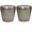 Antique Silver, variant on Home Square 2-Piece 20 " Metal Accent Side Table Set in Antique Silver
