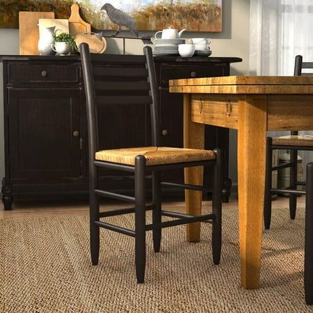 August Grove Blue Ridge Ladderback Solid Wood Dining Chair Com This On Opens A Dialog That Displays Additional Images For With The Option To Zoom In Or Out
