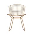 thumbnail image 3 of Heavenly Collection Gold White Chair, 3 of 3