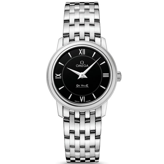 Omega Women's De Ville Black Dial Watch - O42410276001001