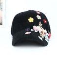 thumbnail image 3 of Baqcunre Baseball Cap, Dropshipping Empty Top Sun Hat Female Summer Peaked Cap Casual Wild Knitted Flower Sun Hat, Womens Baseball Caps, Sun Hats for Women, 3 of 3