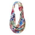 thumbnail image 6 of Wrapables® Retro Lightweight Infinity Scarf, Savanna Blue, 6 of 7