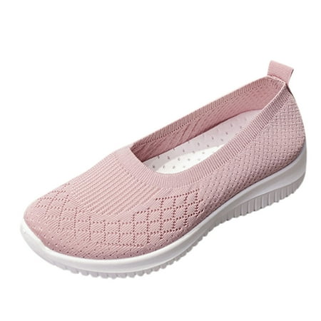 

NECHOLOGY Women High Top Sneakers Mesh Solid Sneakers Sports Outdoor Shoes Color Women Shoes Women s Sneakers Size 9 Pink 6.5