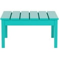 thumbnail image 5 of Costaelm Palms Outdoor 32" Conversation Table, Turquoise, 5 of 6