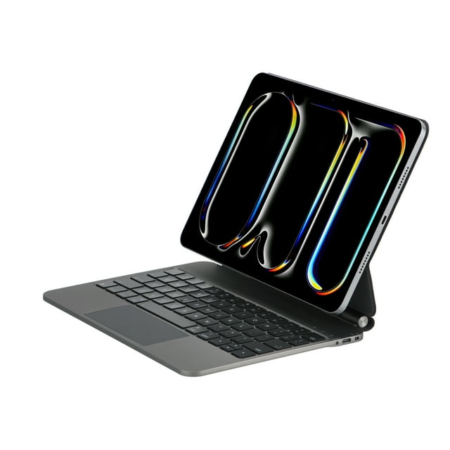 Magic Keyboard Case for iPad Air 11 inch (M3/M2, 2025/2024), iPad Pro 11 (4th/3rd/2nd/1st Gen) & iPad Air 5th/4th, Magnetic case with Keyboard, Multi-Touch Trackpad, Backlit