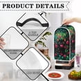 thumbnail image 4 of HELLHERO 1pc Black Cat Rose Food Processor Cover Oil Proof for Women Kitchen Use, 4 of 6
