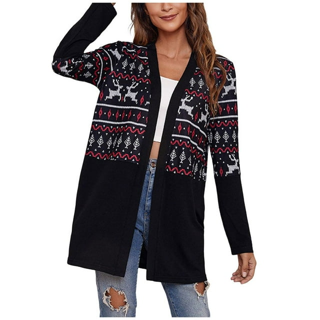 Long Sleeve Cardigan For Women Fall Open Front Cardigan With Pockets Casual Duster Lightweight Cardigan Sweater