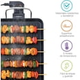 thumbnail image 2 of Parrilla Eléctrica con Superficie Antiadherente Extragrande (46×23 cm) – Control de Temperatura de 5 Niveles, Ideal para Carne, Huevos, Verduras y Más, 2 of 8