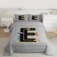 thumbnail image 2 of Manfei Kawaii Toy Race Car Queen Comforter Set,Colorful Vehicle Theme Bedding Sets,First Letter E Bedding Comforter Set For Kid,Super Cozy Room Decor Reversible,3-Piece, 2 of 8